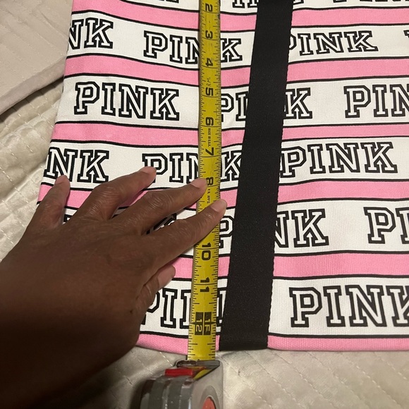 PINK Victoria's Secret Women's Pink and Black Tote Bag NWT - Picture 10 of 11